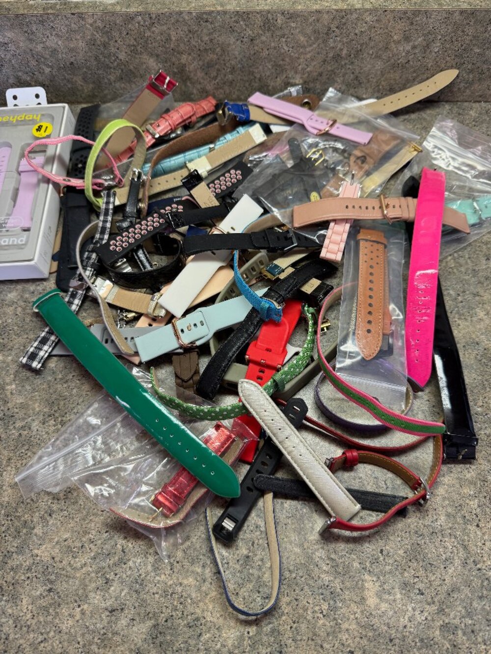 1.1 Pound Lot of Watch Bands